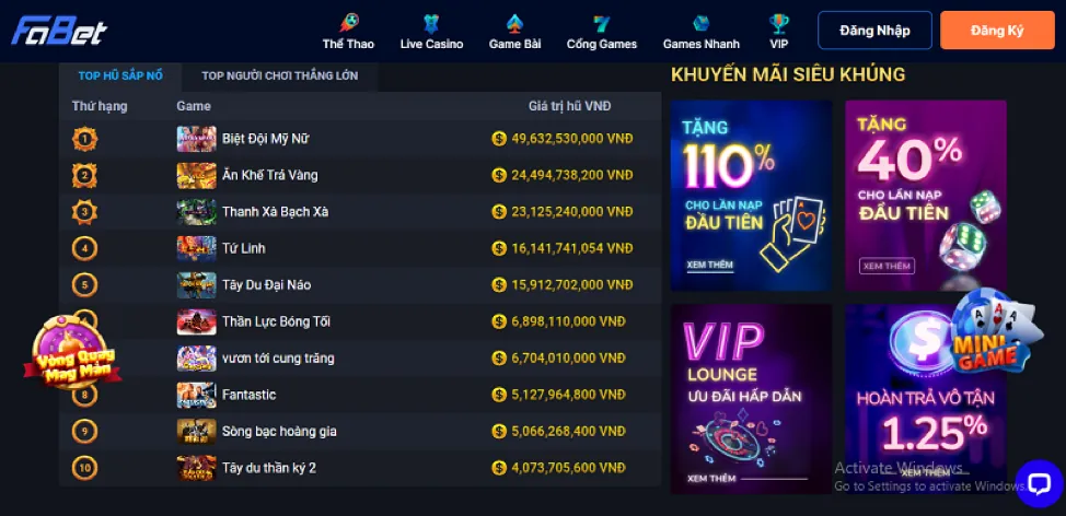 Hình ảnh các trò chơi đa dạng tại sodo6789 link vào
